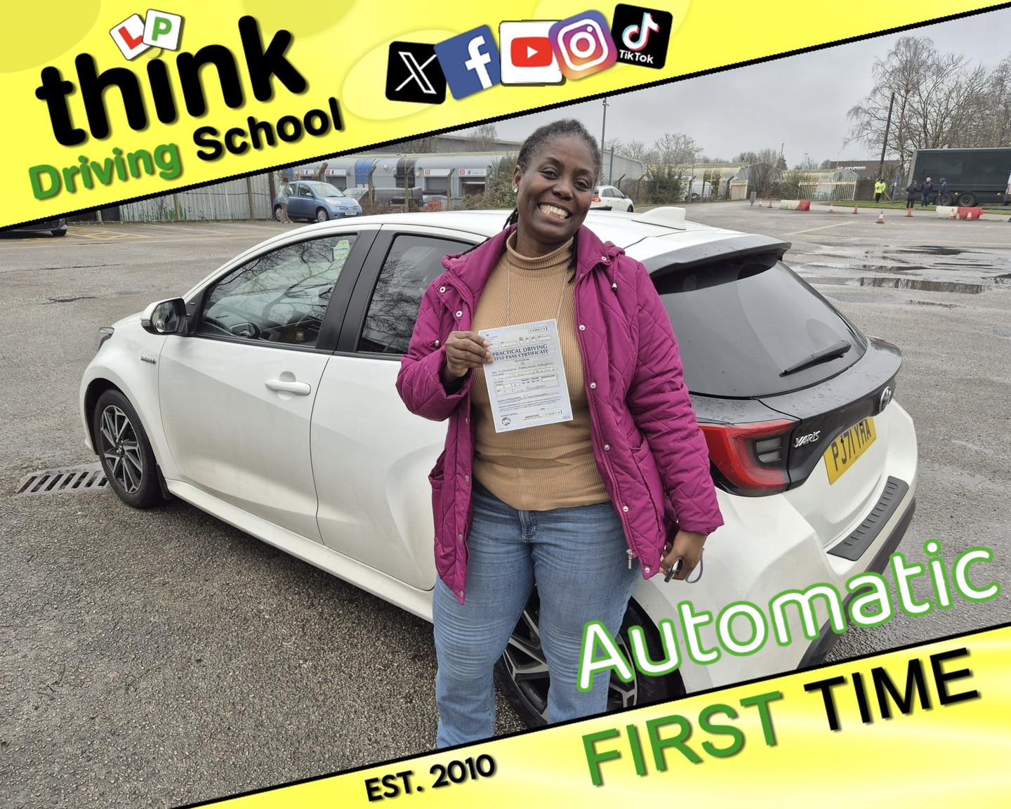 Passed with think driving school March 2026 and left this 5 star review