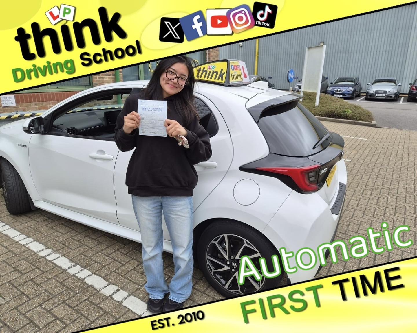 Passed with think driving school March 2026 and left this 5 star review