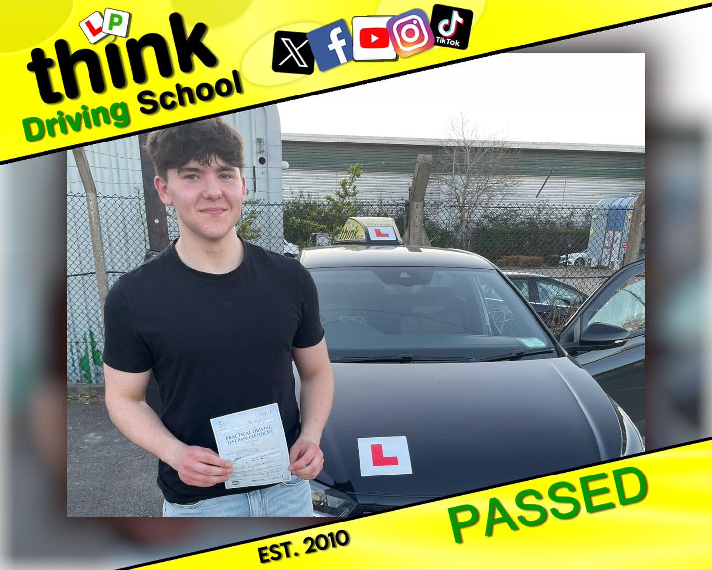 Passed with think driving school March 2026 and left this 5 star review