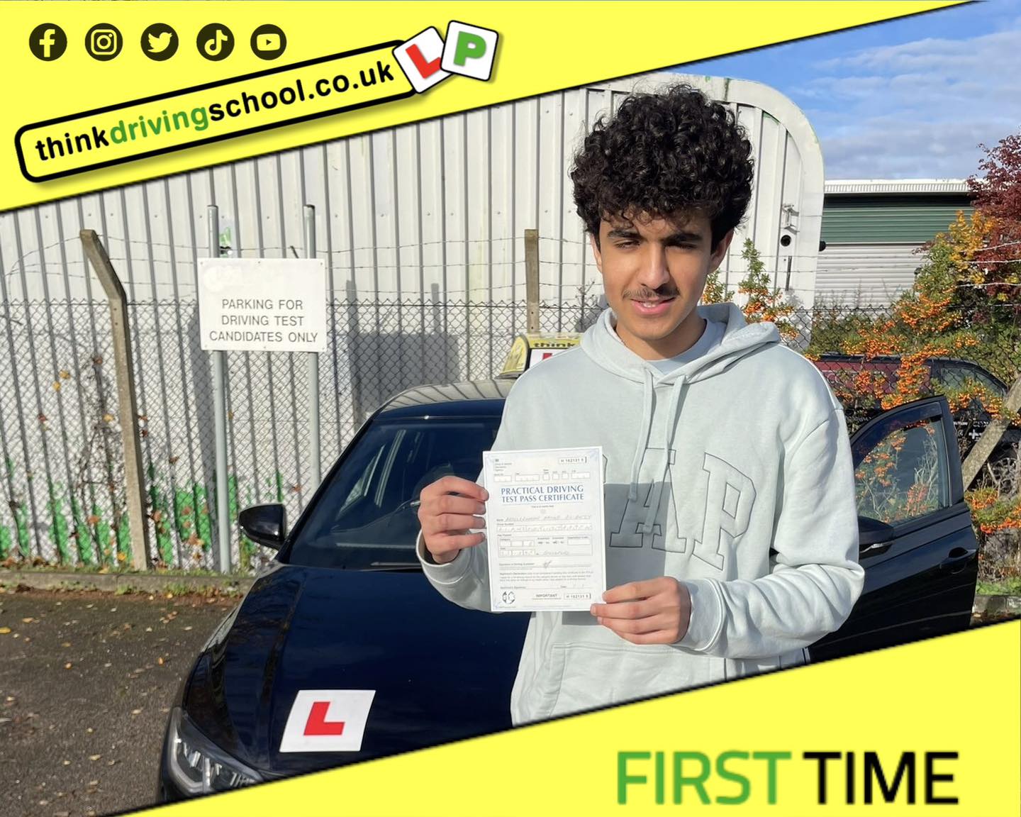 Driving School Godalming  Passed with think driving school October 2025 and left this 5 star review