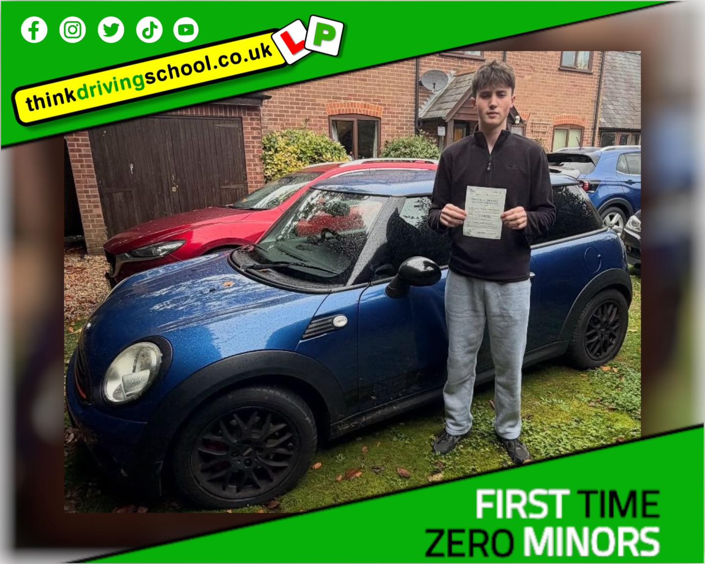 Driving School Godalming  Passed with think driving school October 2025 and left this 5 star review