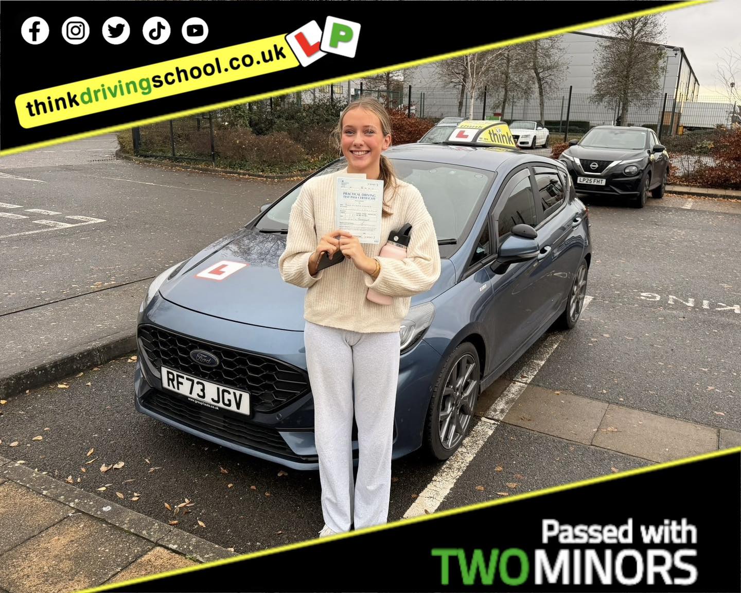 Driving School Godalming Passed with think driving school December 2025 and left this 5 star review