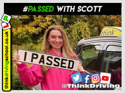 Passed with think driving school October 2020 and left this 5 star review