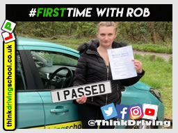 Passed with think driving school May 2021 and left this 5 star review