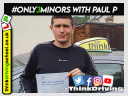 Passed with think driving school June 2021 and left this 5 star review