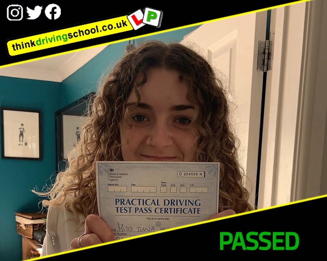 Passed with think driving school January 2022 and left this 5 star review