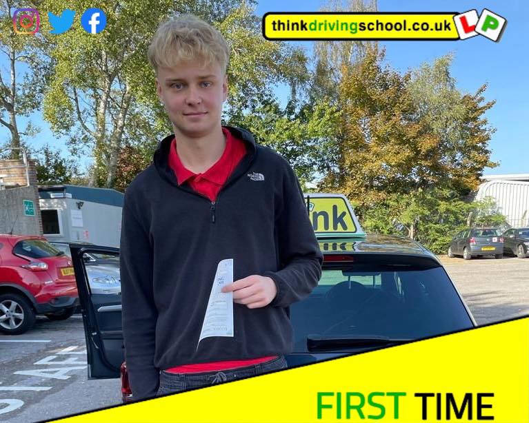 Passed with think driving school October 2022 and left this 5 star review