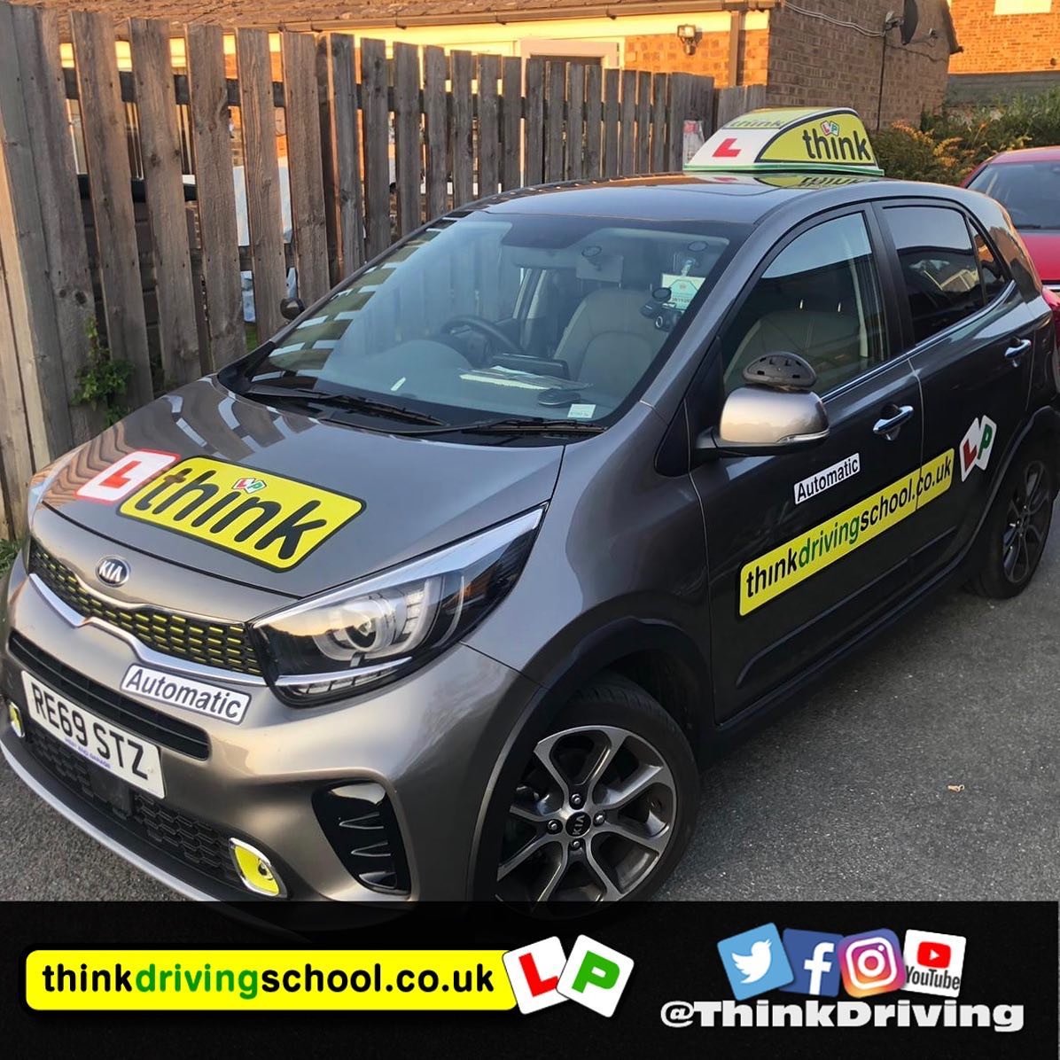 driving lessons Bracknell Stephen Towell think driving school Toyota Yaris