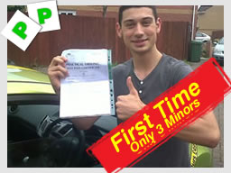 Passed with Driving instructor Lee in Fareham. after driving lessons in Fareham and gosport