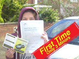 sam passed after drivng lessons in camberley with martin hurley