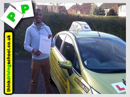Passed with Driving instructor Lee in Fareham. after driving lessons in Fareham and gosport