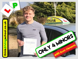 Passed with think driving school in February 2018 and left this review