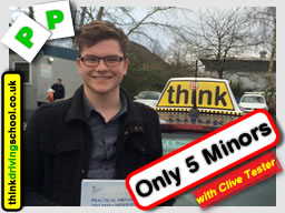 driving lessons Guildford Clive Tester think driving school
