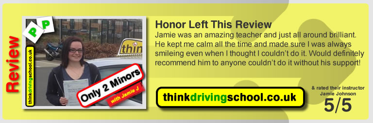 kayleigh wheeler left this awesome review of think drivng school