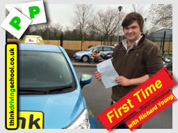Joshua Elser passed with richard young from Farnham driving school